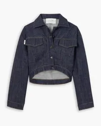 AZ FACTORY Lutz Huelle cropped denim jacket - Blue Blue