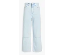 Dahlia faded high-rise wide-leg jeans - Blue