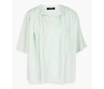 Bristow silk-habotai blouse - Green