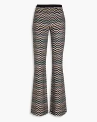 Missoni Crochet-knit flared pants - Black Black