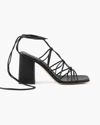 Gianvito Rossi Minas 85 leather sandals - Black Black