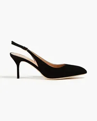 Sergio Rossi Chichi suede slingback pumps - Black Black