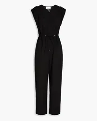 ba&sh Alia cotton-blend canvas jumpsuit - Black Black