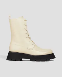 3.1 phillip lim Leather combat boots - White White