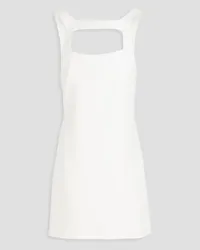 ba&sh Cutout ponte mini dress - White White