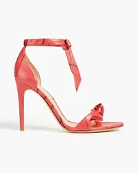 Alexandre Birman Clarita 100 bow-detailed faux leather sandals - Red Red