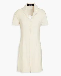 Jacquemus Tangelo cutout stretch-wool mini dress - Neutral Neutral