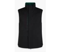 Printed shell vest - Black