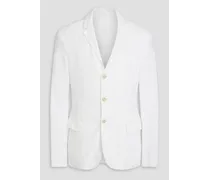 Linen blazer - White