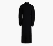 Felicity wool-blend midi dress - Black