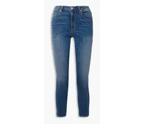 Lou Lou mid-rise slim-leg jeans - Blue