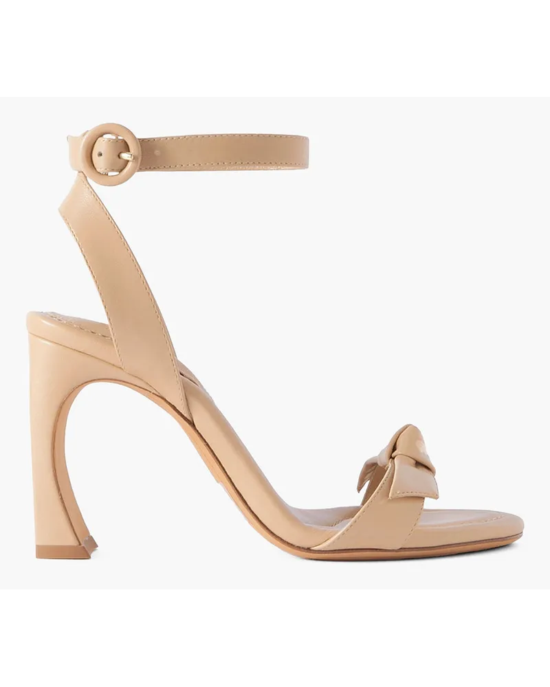 Alexandre Birman Clarita bow-detailed leather sandals - Neutral Neutral