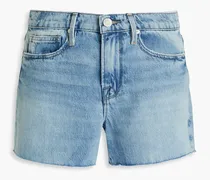 Le Bridgette faded denim shorts - Blue