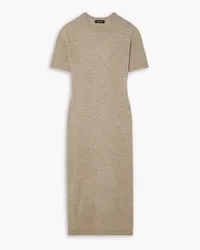 Lisa Yang Ren cashmere midi dress - Neutral Neutral