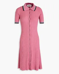 ROTATE Birger Christensen Ribbed-knit dress - Pink Pink