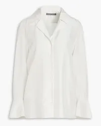 Alberta Ferretti Silk-habotai shirt - White White