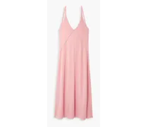 Francine stretch-jersey midi slip dress - Pink