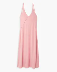 KHAITE Francine stretch-jersey midi slip dress - Pink Pink