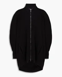 Gentryportofino Wool track jacket - Black Black