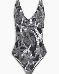 Dries van Noten Printed swimsuit - Black Black