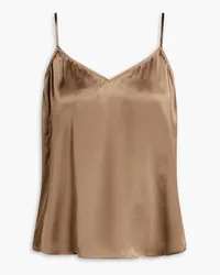 Frame Denim Silk-charmeuse camisole - Neutral Neutral