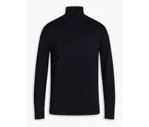 Cotton turtleneck sweater - Blue