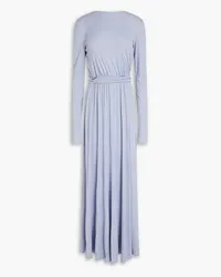 Emilio Pucci Cutout jersey maxi dress - Purple Purple