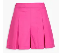 Pleated cotton shorts - Pink