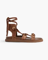 Gianvito Rossi Ibiza suede sandals - Brown Brown