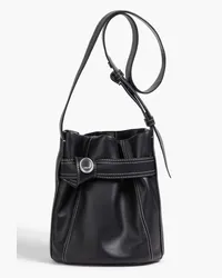 3.1 phillip lim Mini Signet leather bucket bag - Black Black