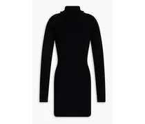 Ilona cutout stretch-knit mini dress - Black