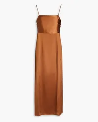 BITE Studios Moreau silk midi slip dress - Brown Brown