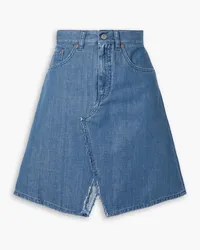 Maison Margiela Frayed denim mini skirt - Blue Blue