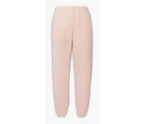 French cotton-terry track pants - Pink