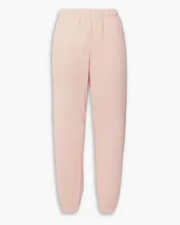 LES TIEN French cotton-terry track pants - Pink Pink