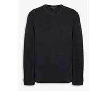 Intarsia-knit cashmere sweater - Gray