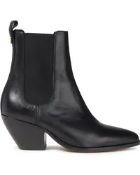 Sandro Leather ankle boots - Black Black