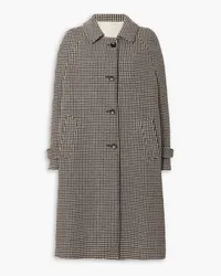 Fortela Alessandro houndstooth wool-blend coat - Brown Brown