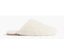 Marcos shearling slippers - White