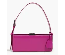 Grace Lungo leather shoulder bag - Purple