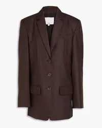 tibi Checked wool blazer - Brown Brown