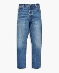 Tory Burch Cropped high-rise straight-leg jeans - Blue Blue