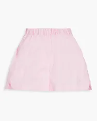 BONDI BORN Cotton-blend stretch-poplin shorts - Pink Pink