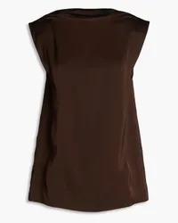 Jil Sander Satin top - Brown Brown