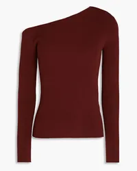 LAPOINTE One-shoulder ribbed-knit top - Red Red