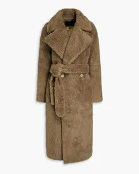 Joseph Cabanis double-breasted camel wool and silk-blend coat - Brown Brown