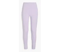 Modal-blend jersey leggings - Purple