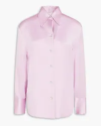 Vince Silk-satin crepe shirt - Pink Pink