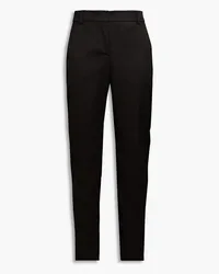 Moschino Satin tapered pants - Black Black