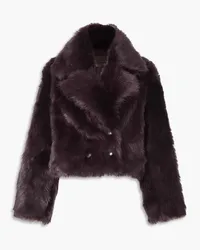 Nili Lotan Ginne shearling jacket - Purple Purple